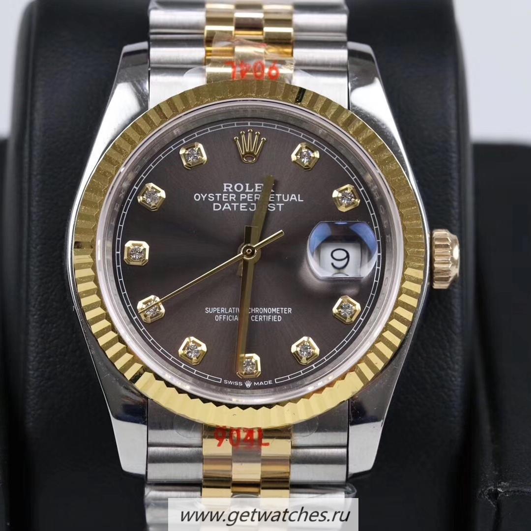 Perfect Replica R01ex Datejust 36mm 116233 GMF SS 904L & Yellow Gold Anthracite Dial 2824